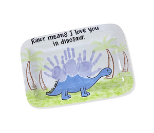 Frisco Color Me Mine Handprints Dinosaur