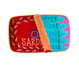Frisco Color Me Mine Sardines Dinner Plate